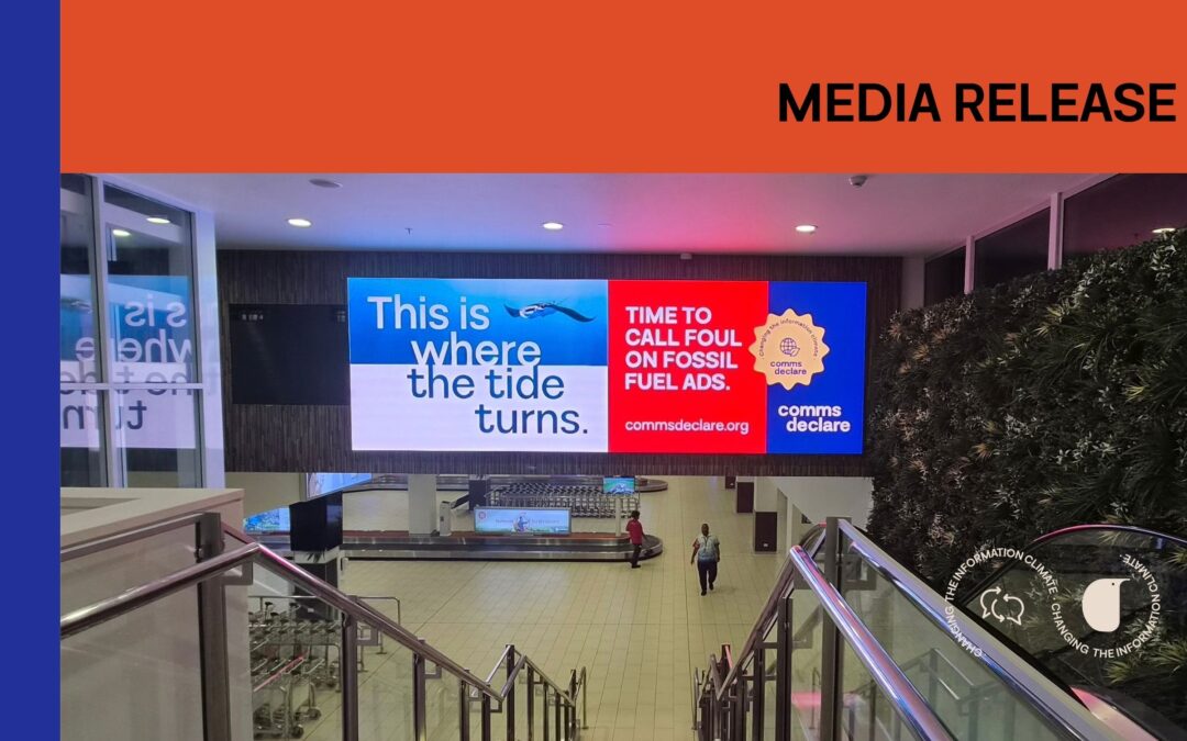 Billboards greet Pre-COP ministers in Fiji